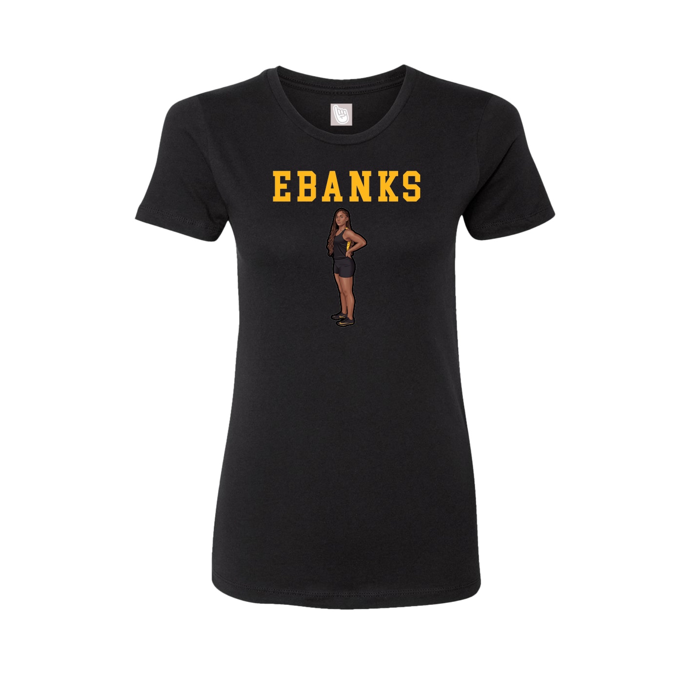 Fitted Women's Tee — Shirsey in Black
