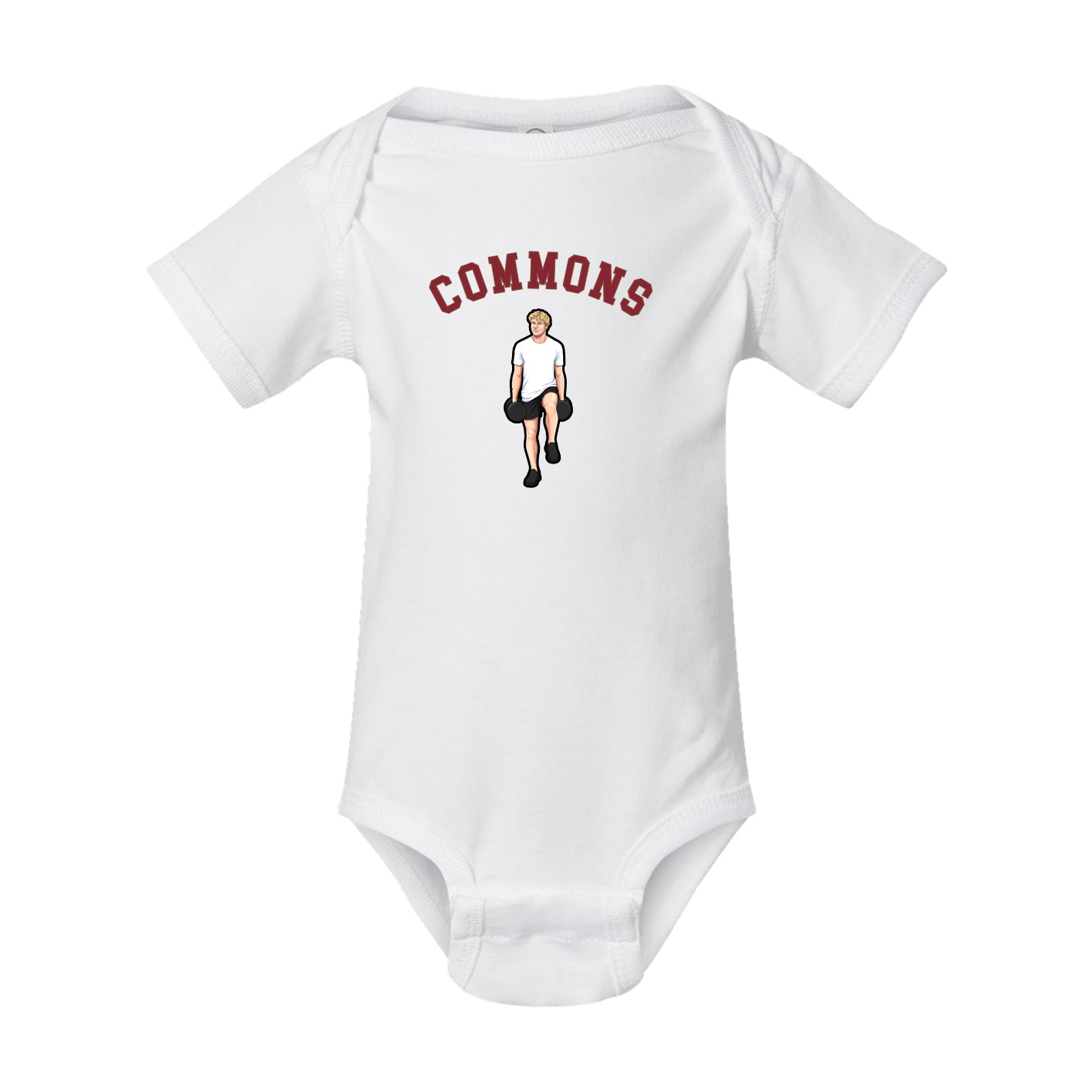 Baby Onesie — Shirsey Arch in White