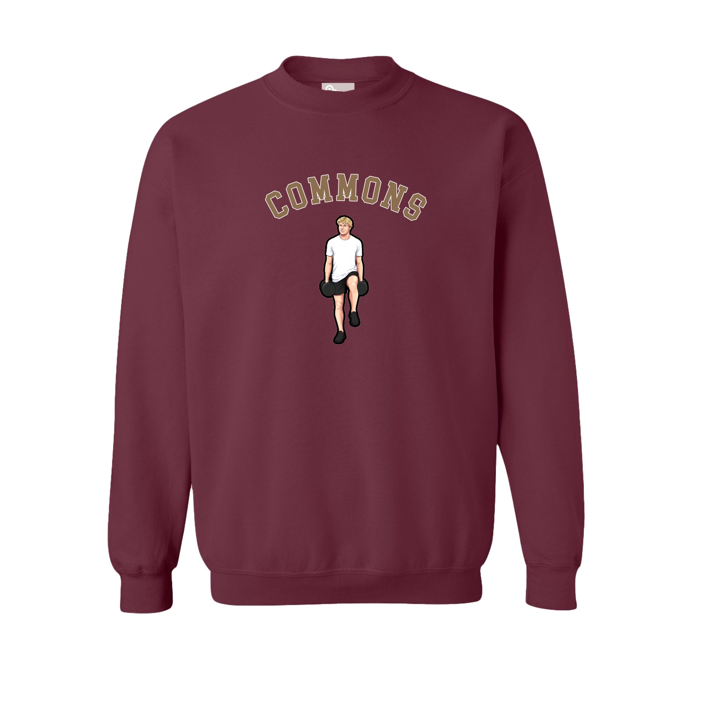 Fleece Crew — Shirsey Arch in Maroon