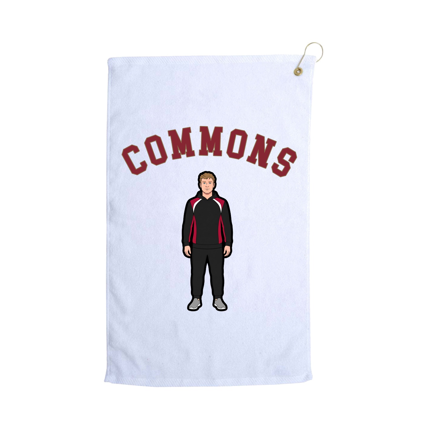 Golf Towel — Shirsey Arch in White