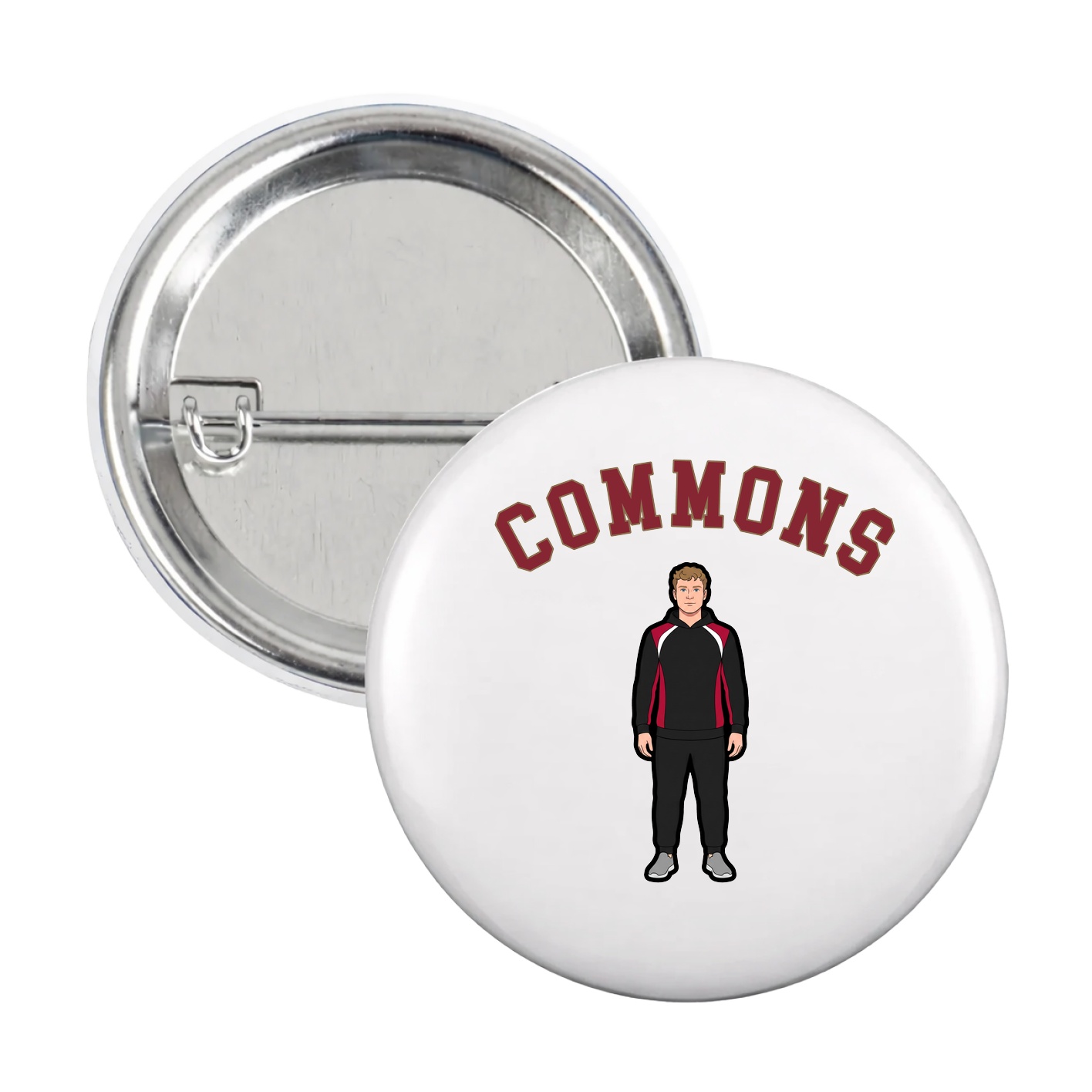 Game Day Button — Shirsey Arch in White