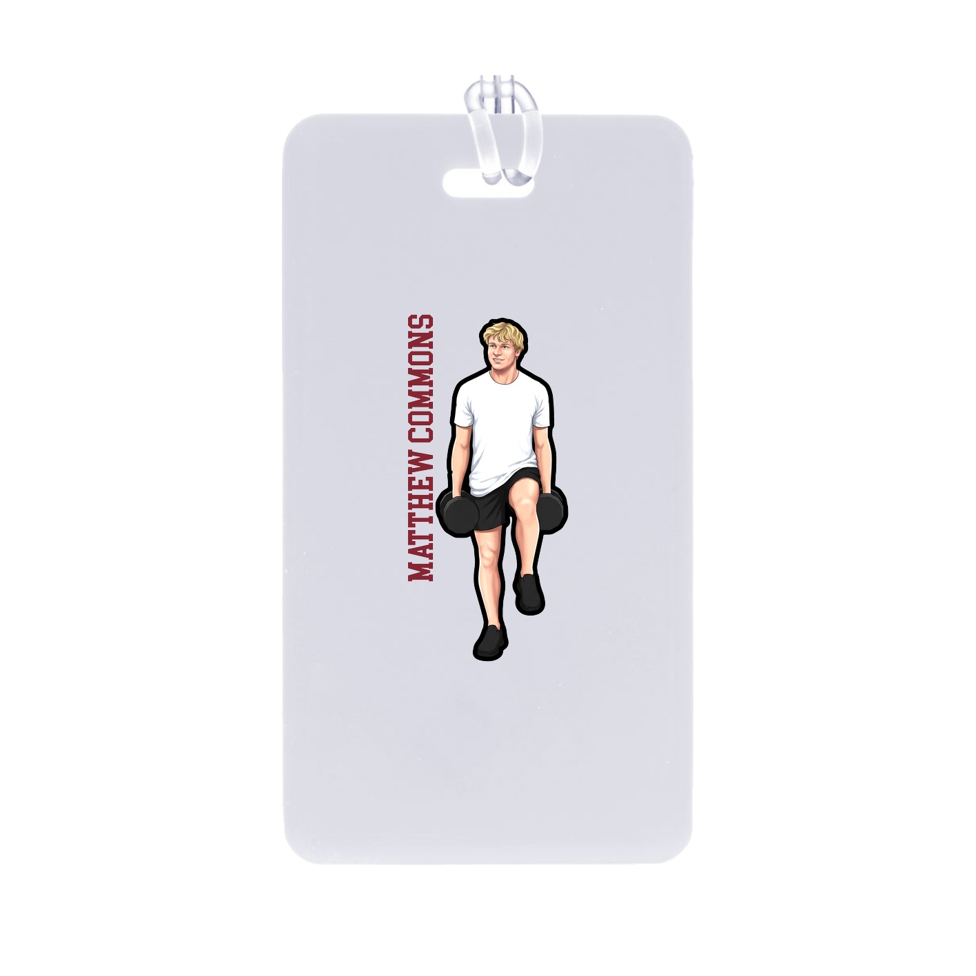 Bag Tag — Name Vertical in Classic