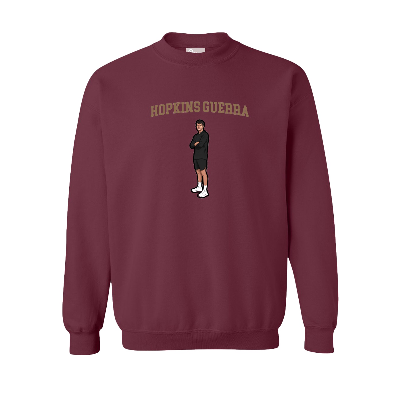 Fleece Crew — Shirsey in Maroon