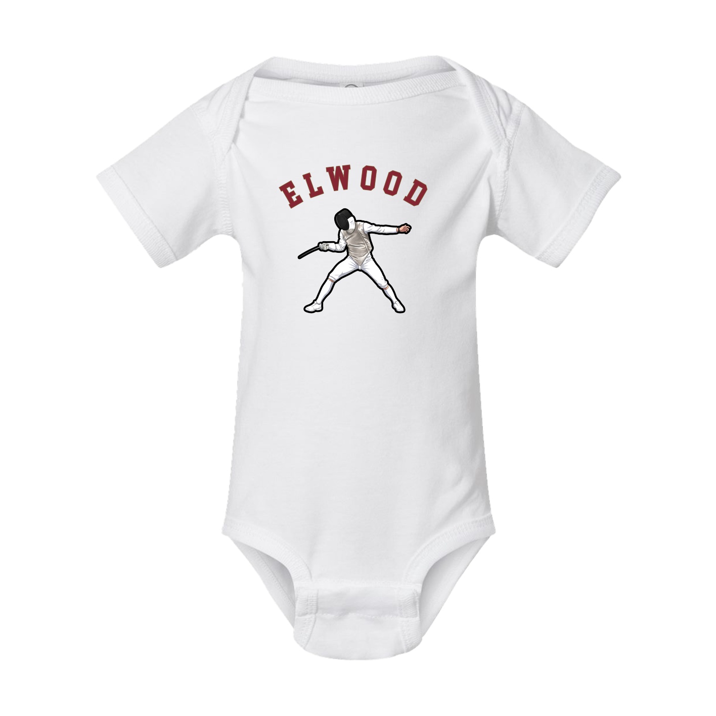 Baby Onesie — Shirsey Arch in White