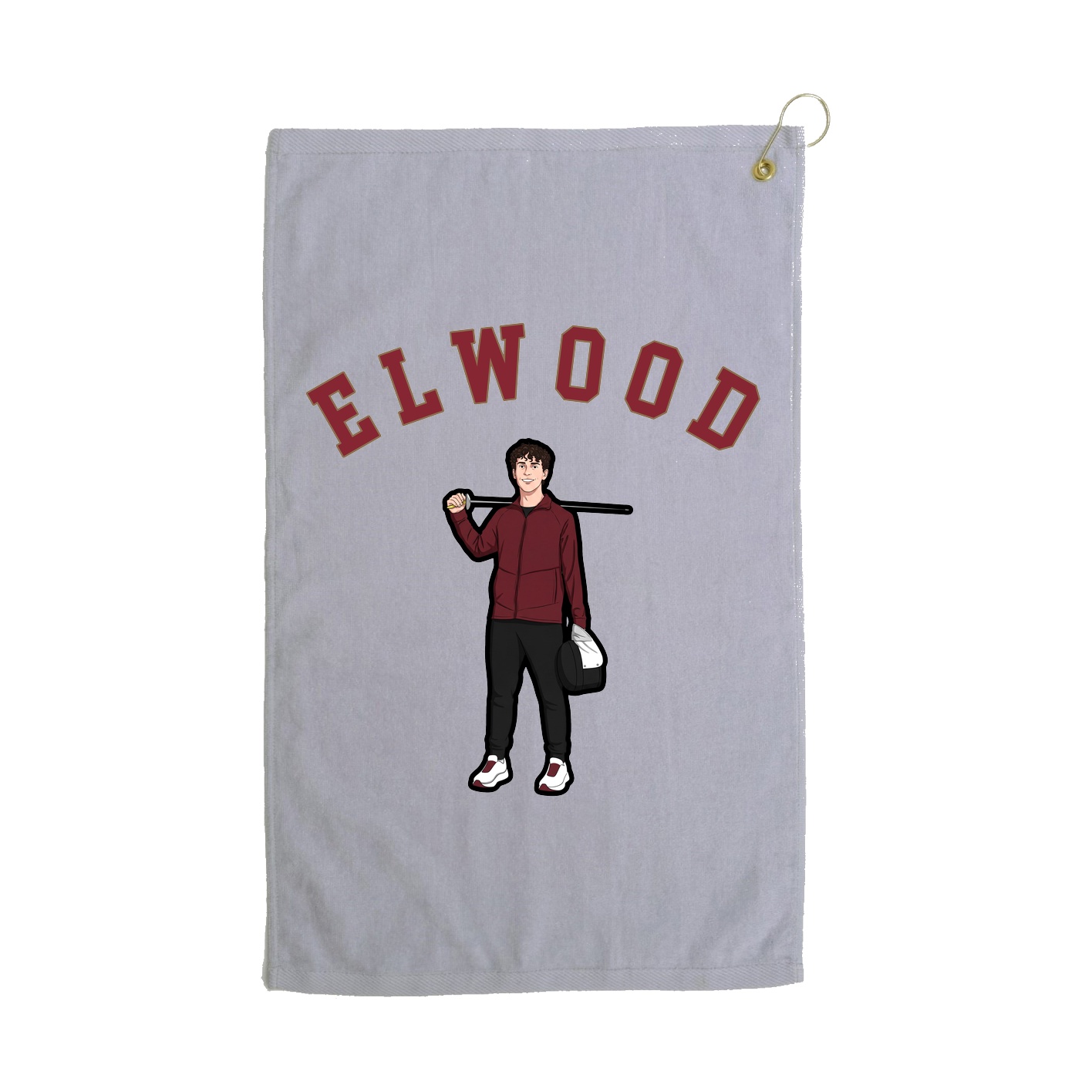 Golf Towel — Shirsey Arch in Grey