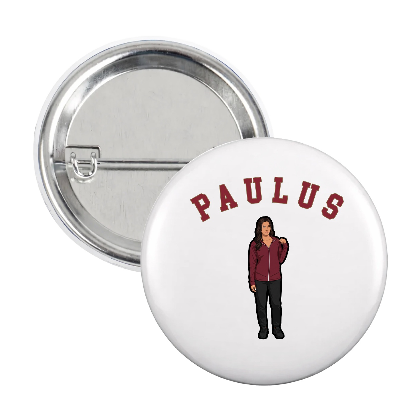 Game Day Button — Shirsey Arch in White