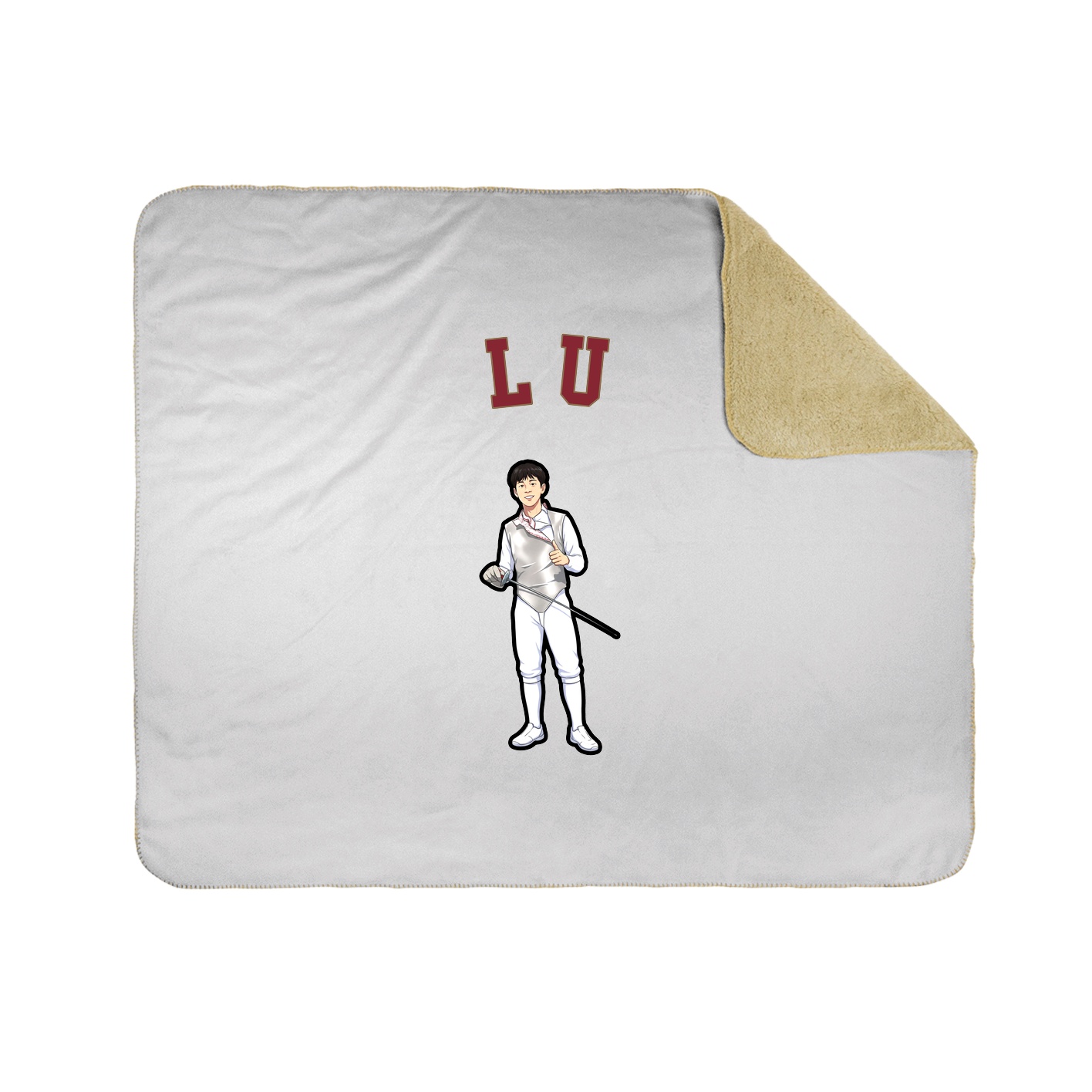 Throw Blanket — Shirsey Arch in White