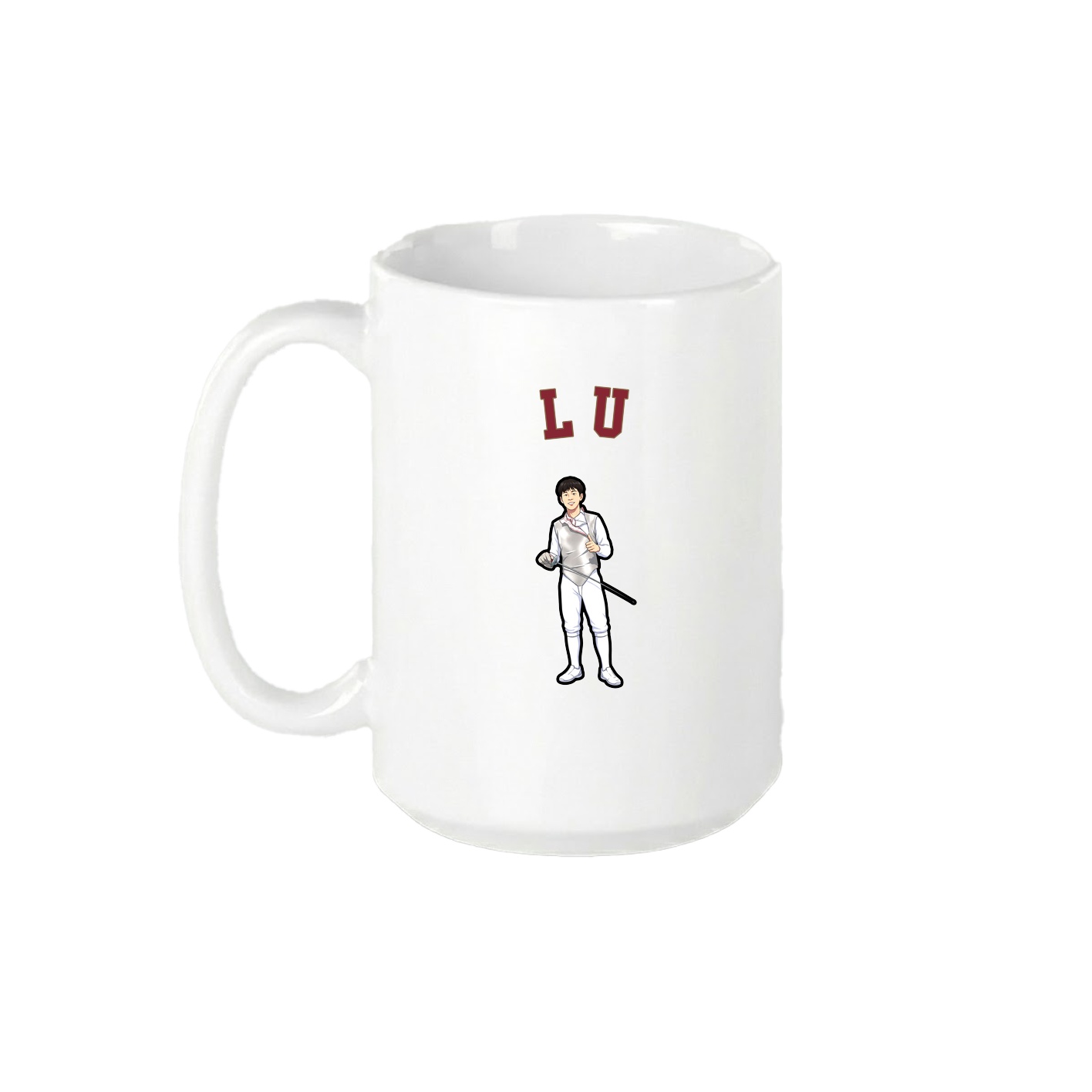 15oz Coffee Mug — Shirsey Arch in White