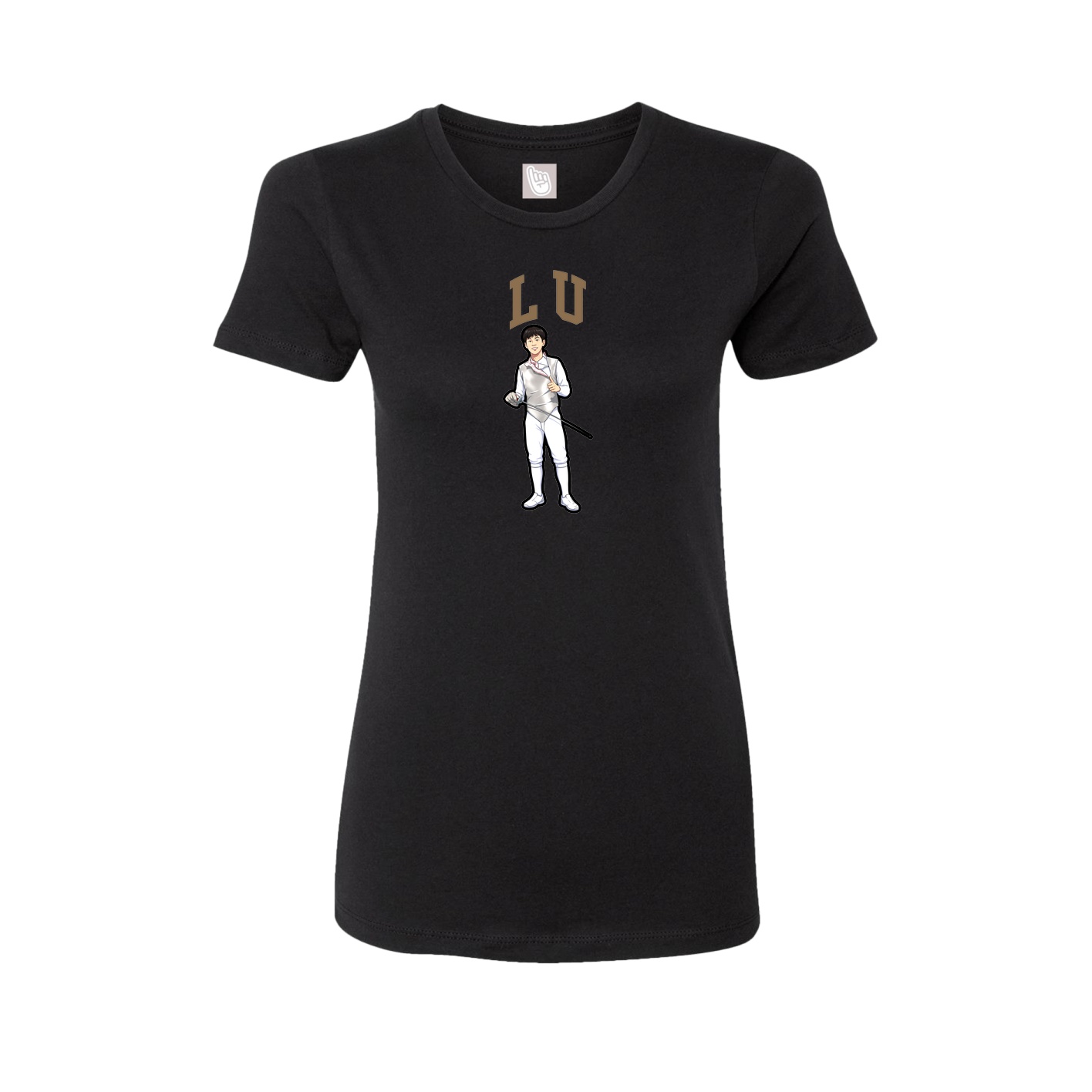 Fitted Women's Tee — Shirsey in Black