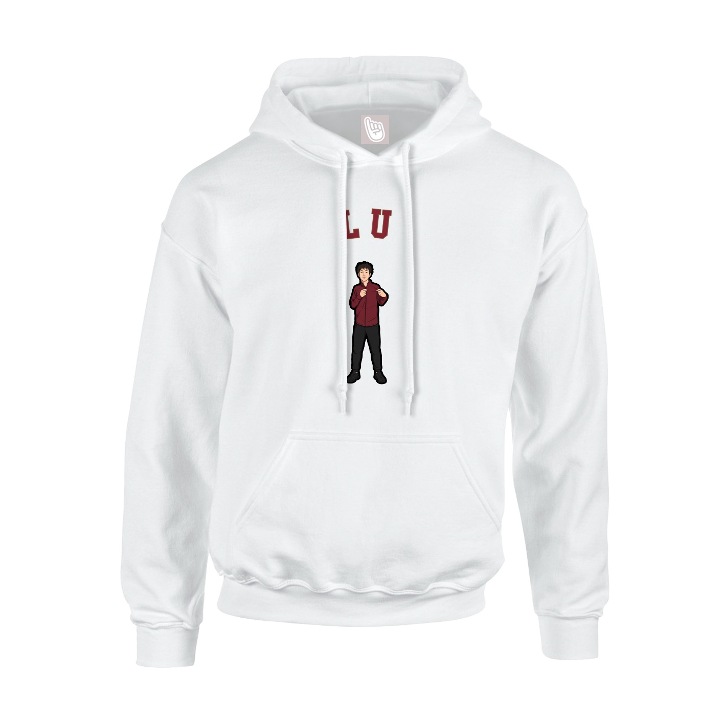 Hoodie — Shirsey Arch in White