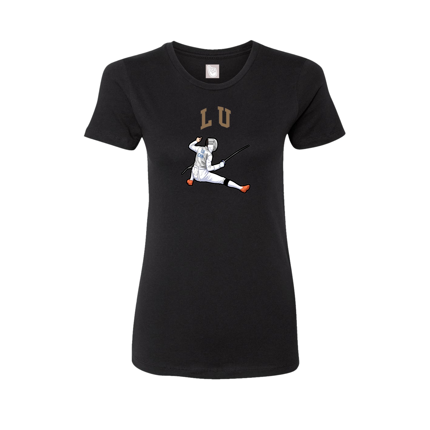 Fitted Women's Tee — Shirsey in Black