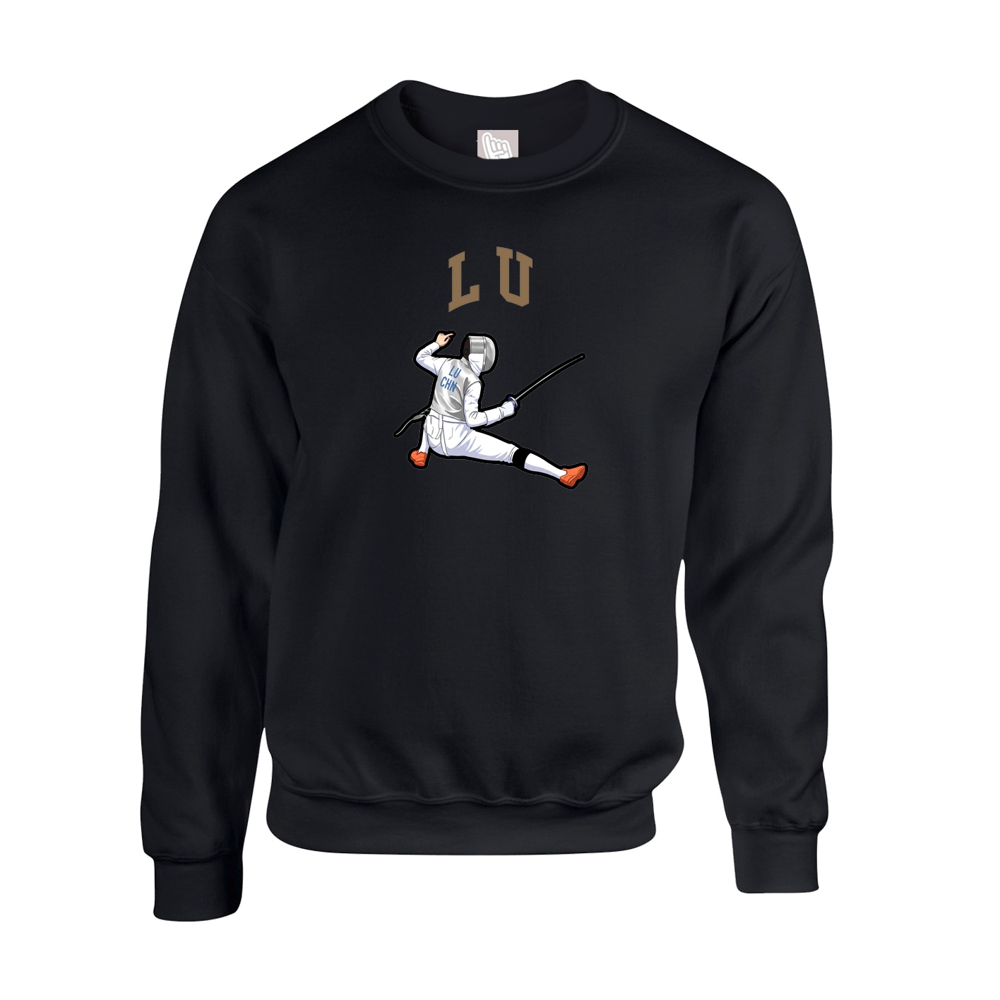 Fleece Crew — Shirsey in Black