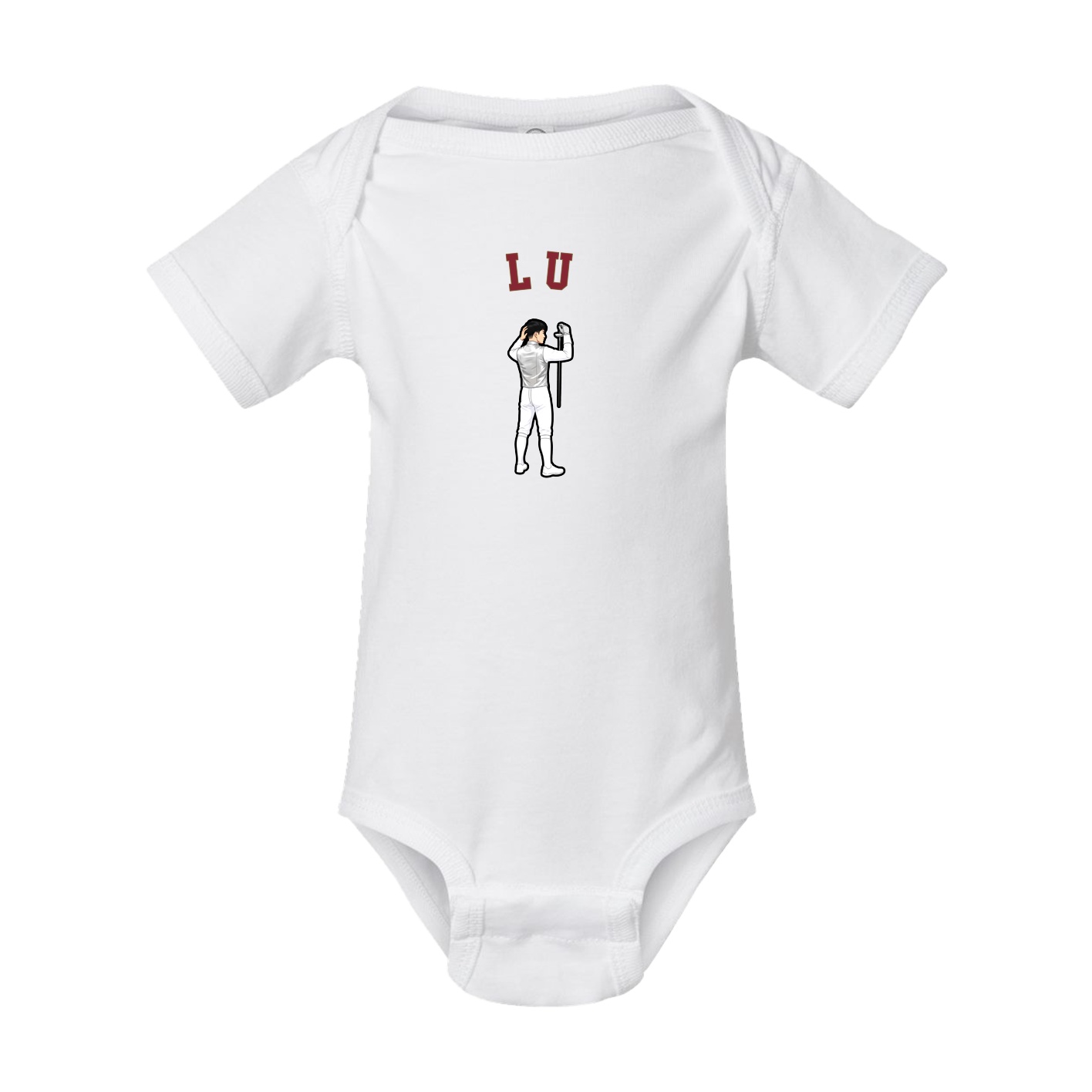 Baby Onesie — Shirsey Arch in White