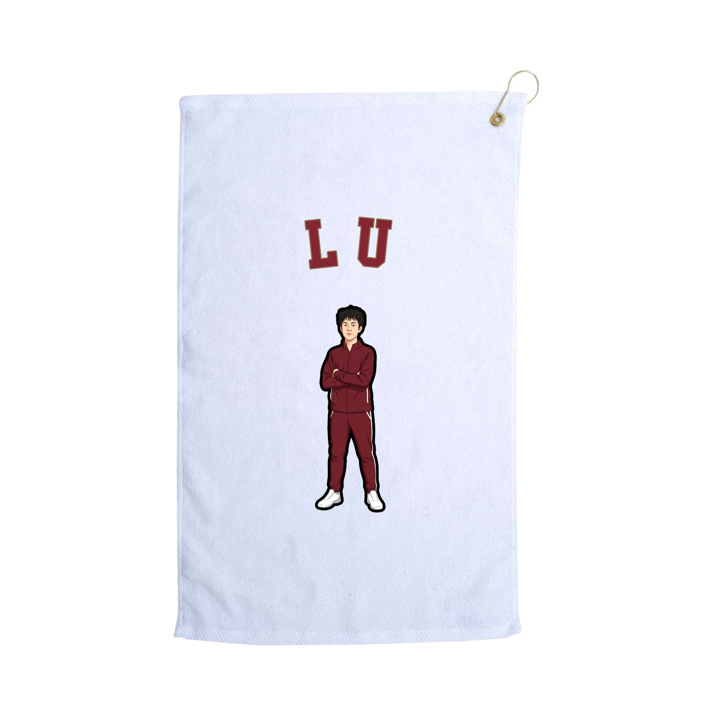 Golf Towel — Shirsey Arch in White