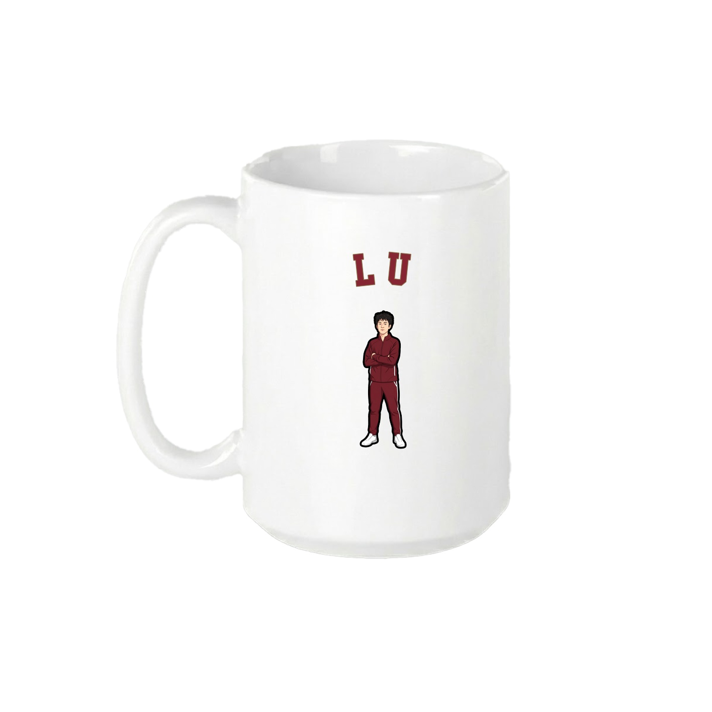 15oz Coffee Mug — Shirsey Arch in White