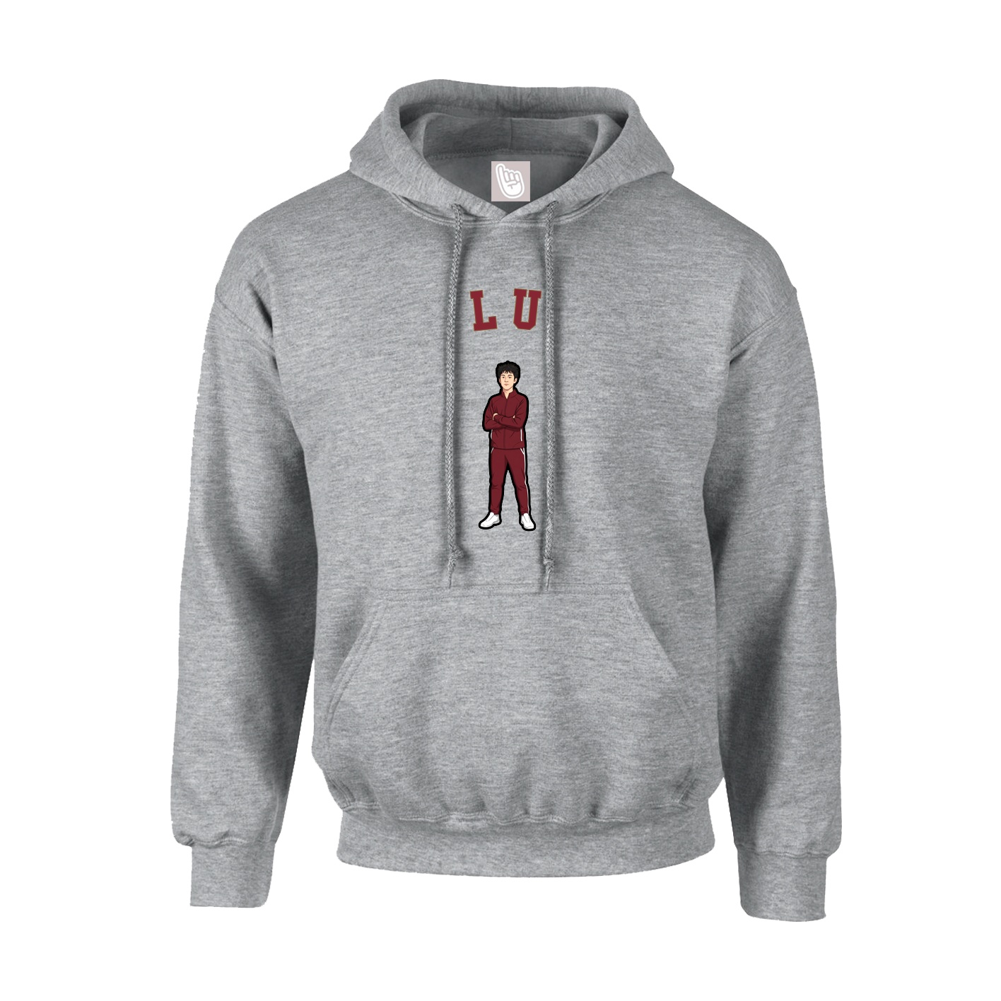 Youth Hoodie — Shirsey Arch in Grey