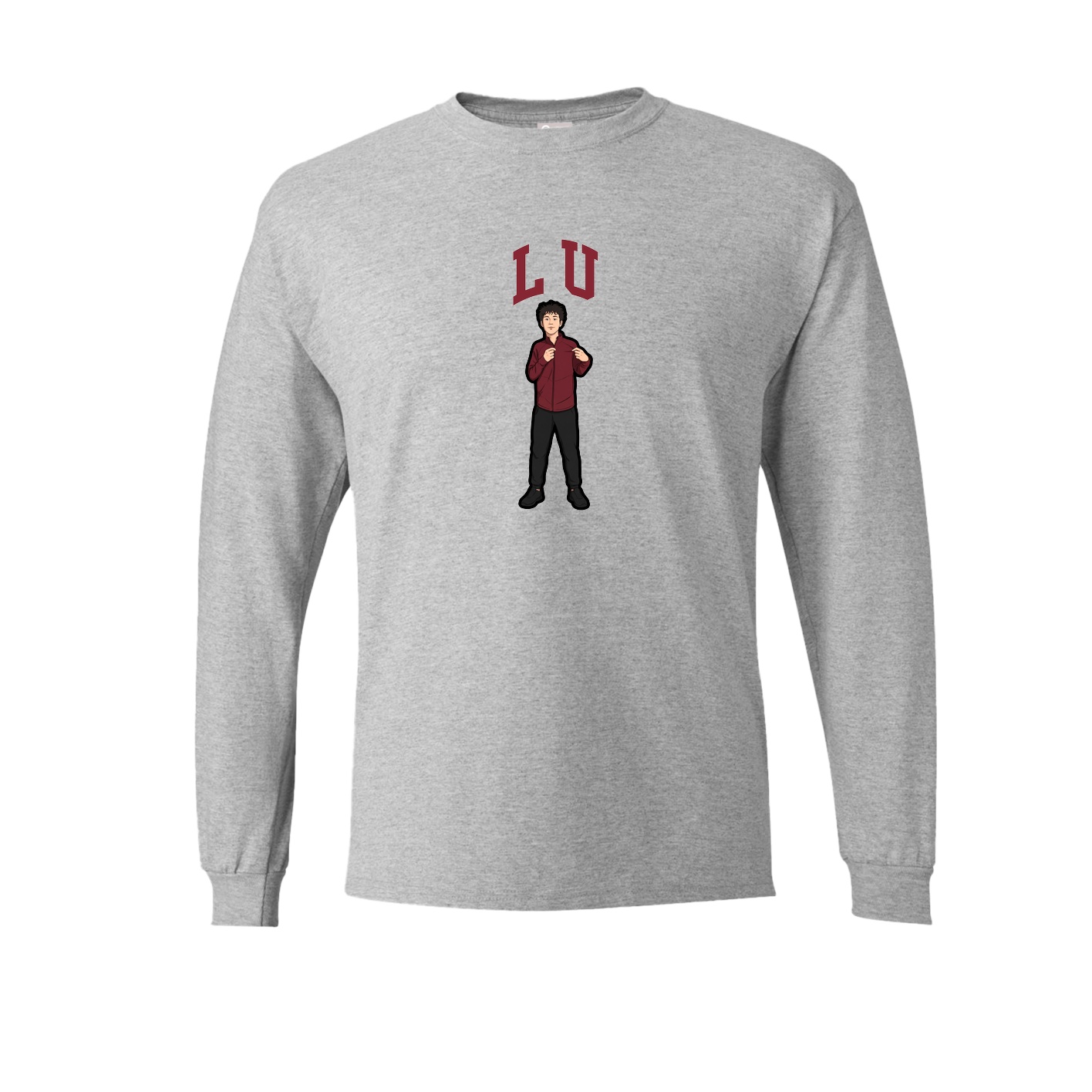 Long Sleeve Tee — Shirsey in Grey