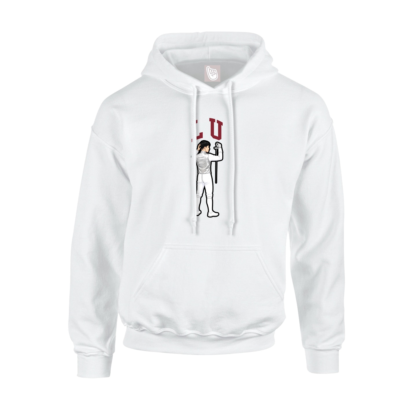 Hoodie — Shirsey in White
