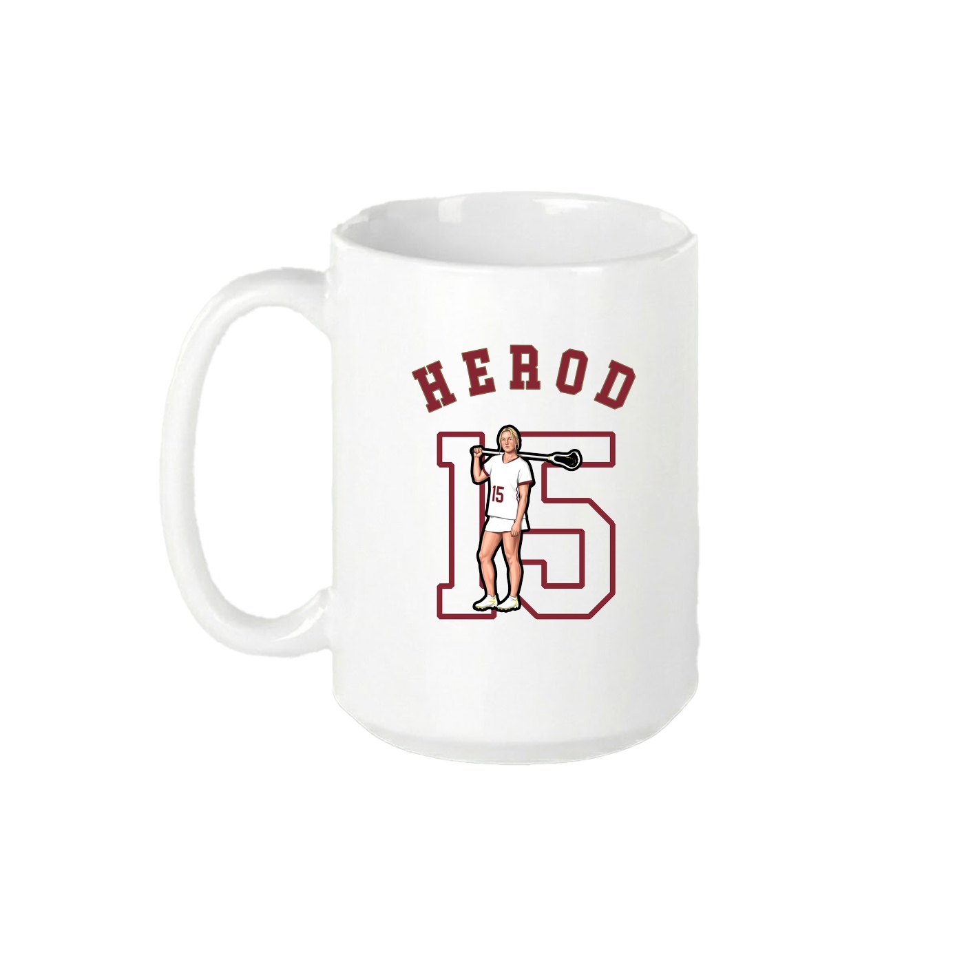 15oz Coffee Mug — Shirsey Arch in White