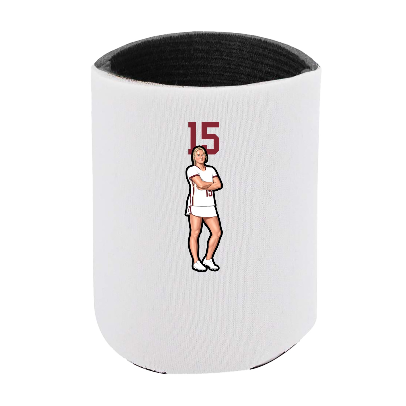 Can Holder — Number Top in White