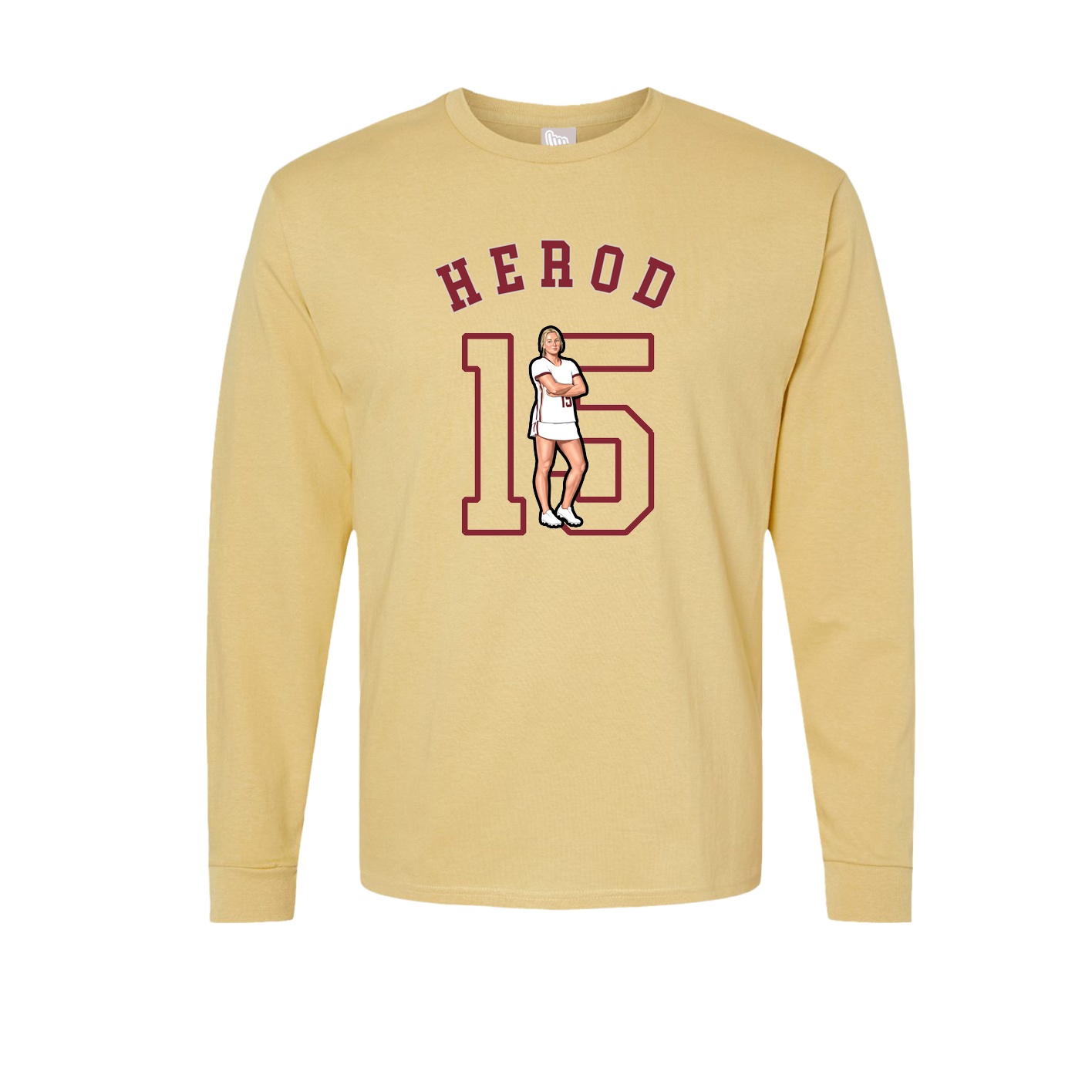 Long Sleeve Tee — Shirsey Arch in Vegas Gold