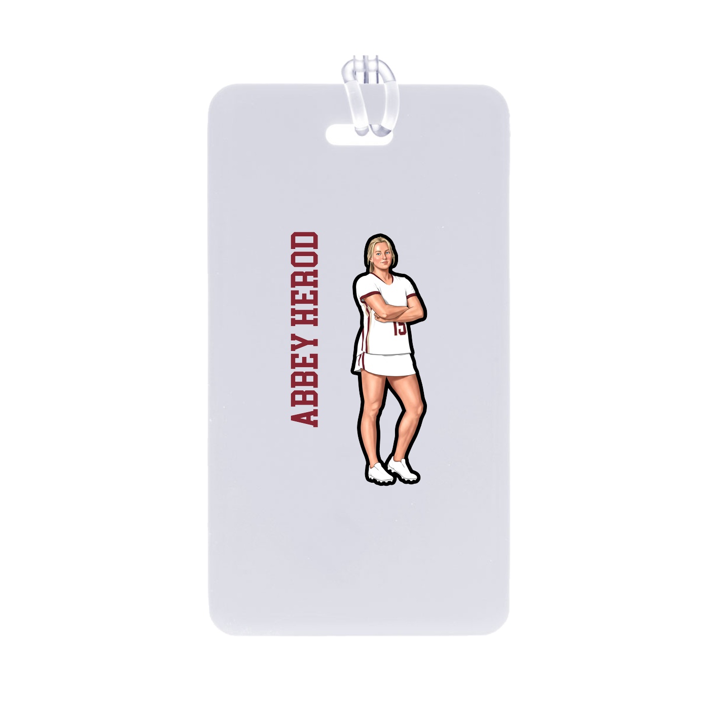 Bag Tag — Name Vertical in Classic