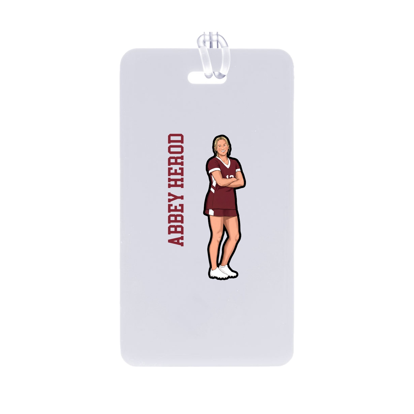 Bag Tag — Name Vertical in Classic