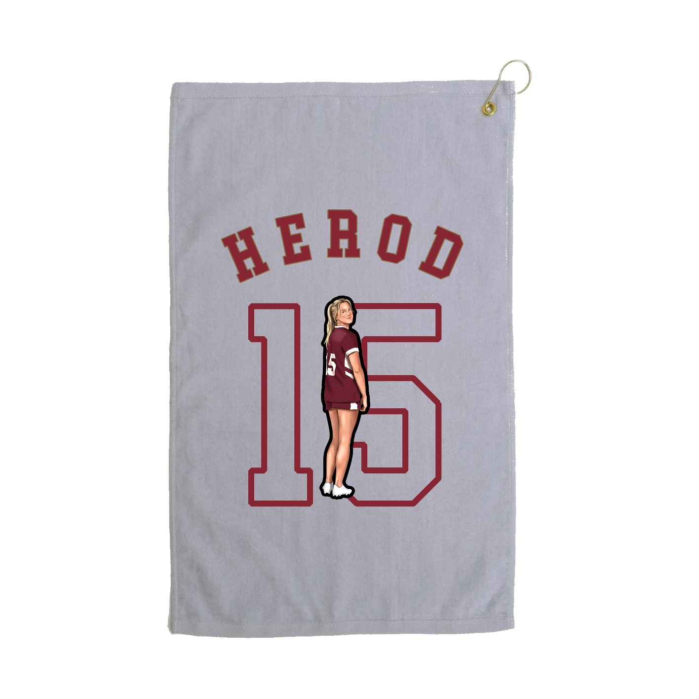 Golf Towel — Shirsey Arch in Grey