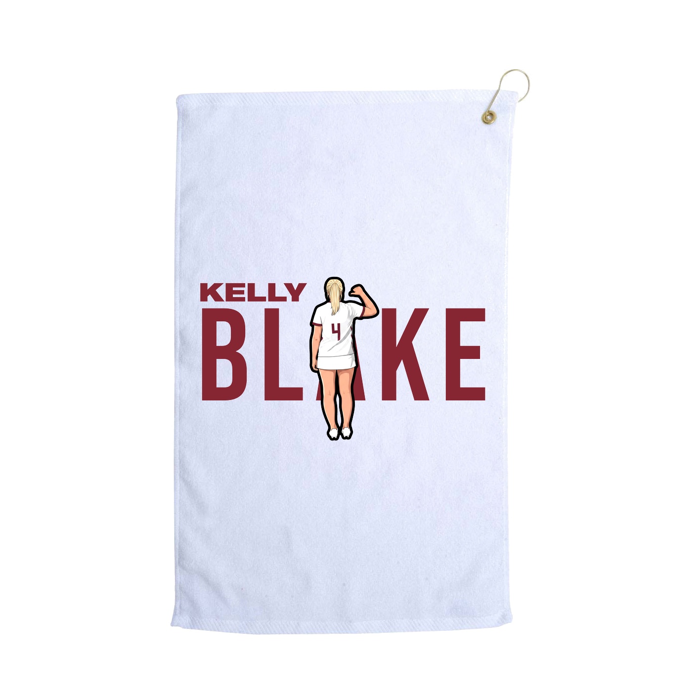 Golf Towel — Player Name in White