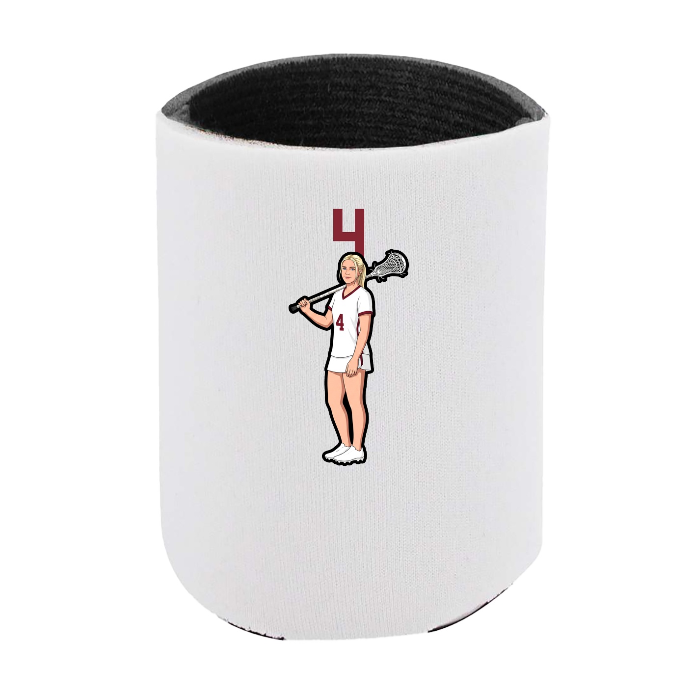Can Holder — Number Top in White