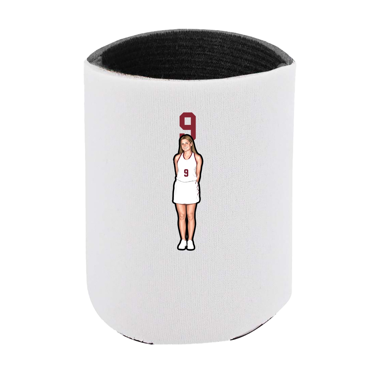 Can Holder — Number Top in White