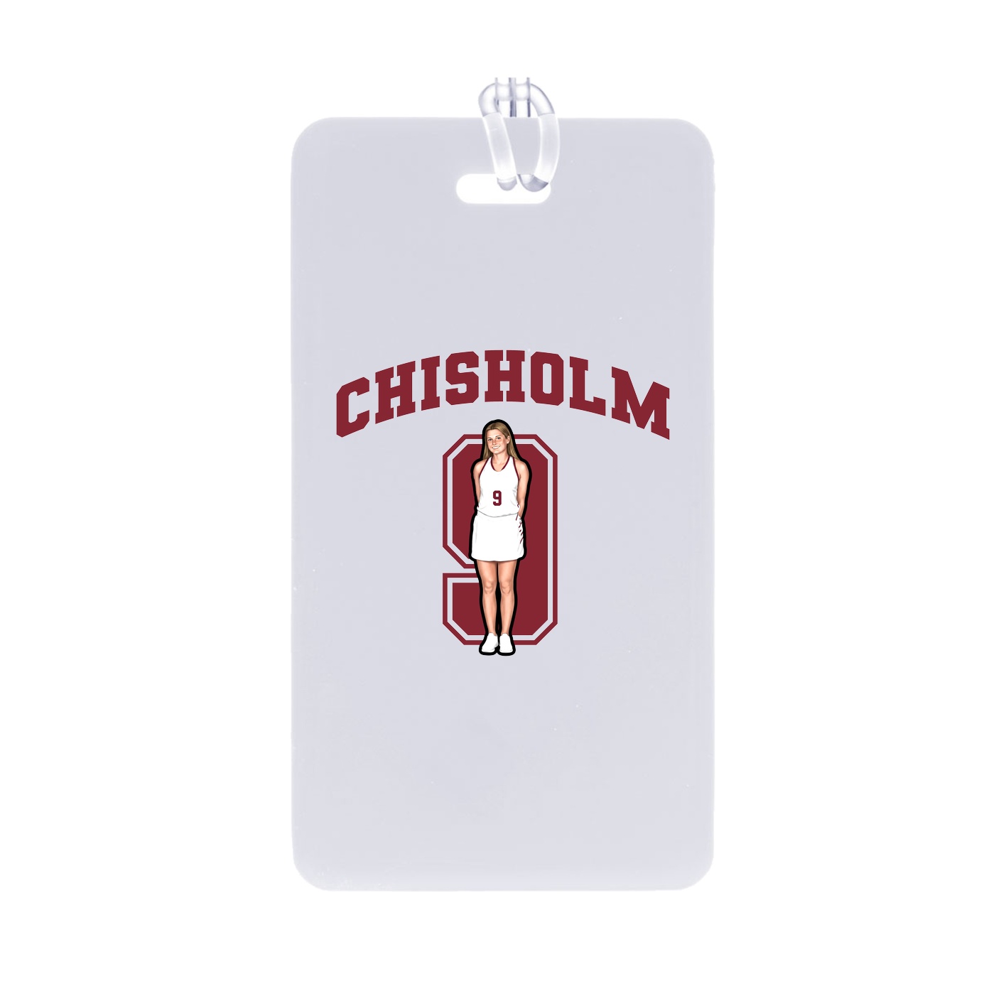 Bag Tag — Number in Classic