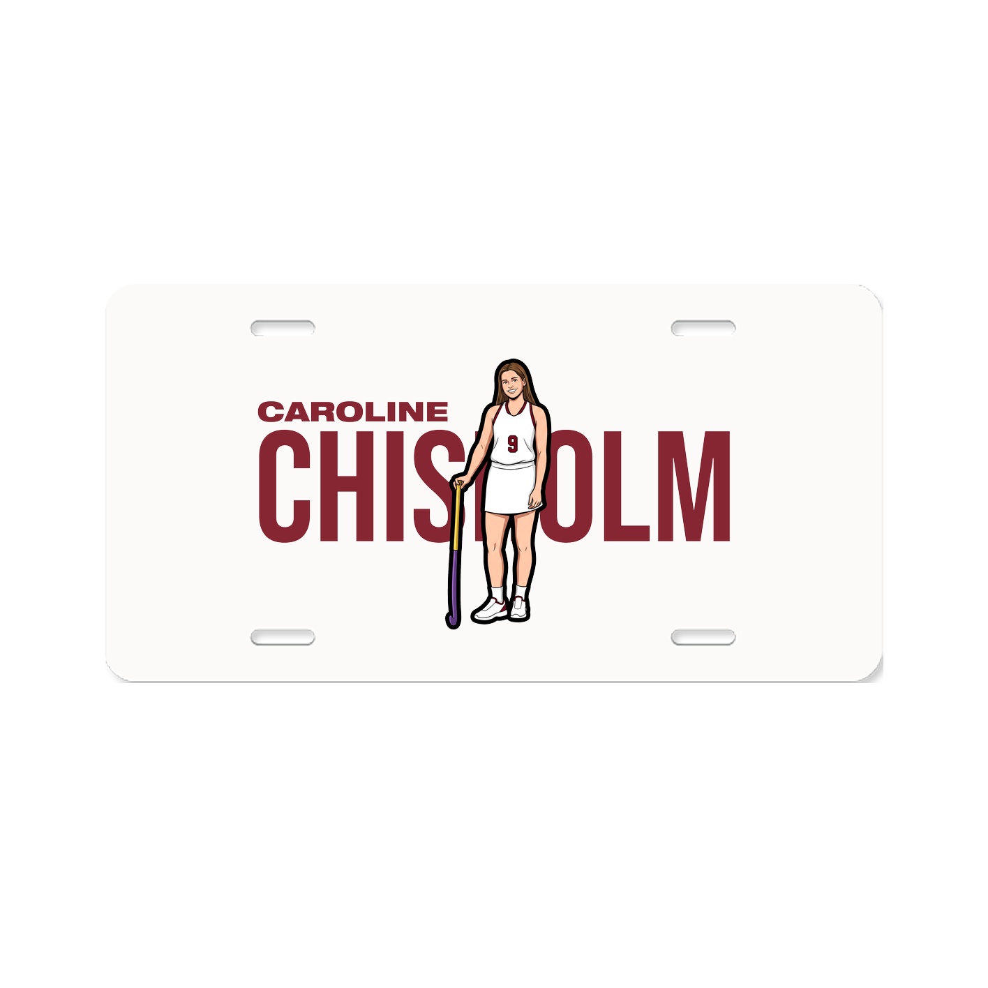 License Plate — Player Name in Classic