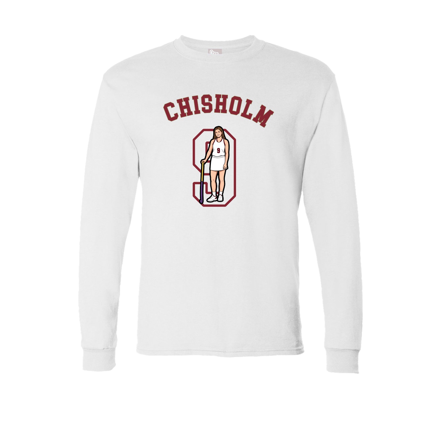 Long Sleeve Tee — Shirsey Arch in White