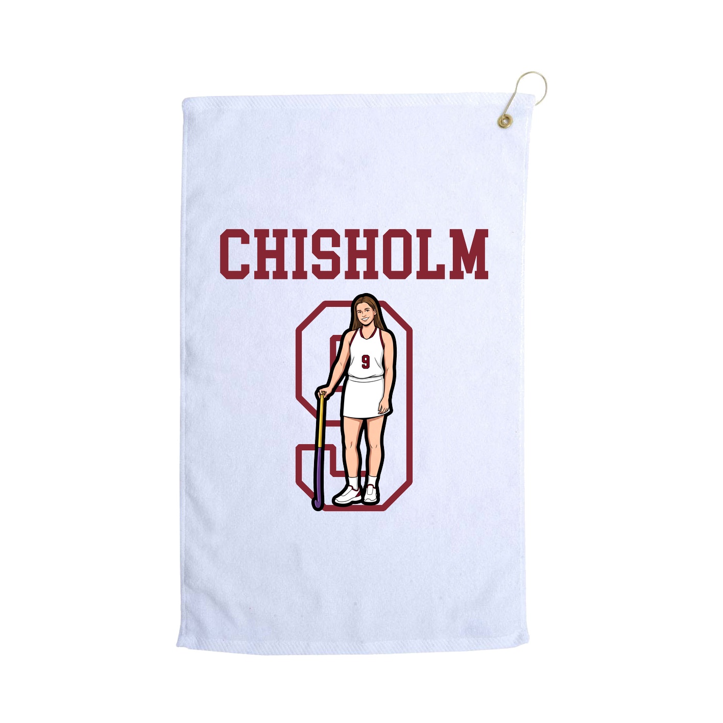 Golf Towel — Shirsey in White