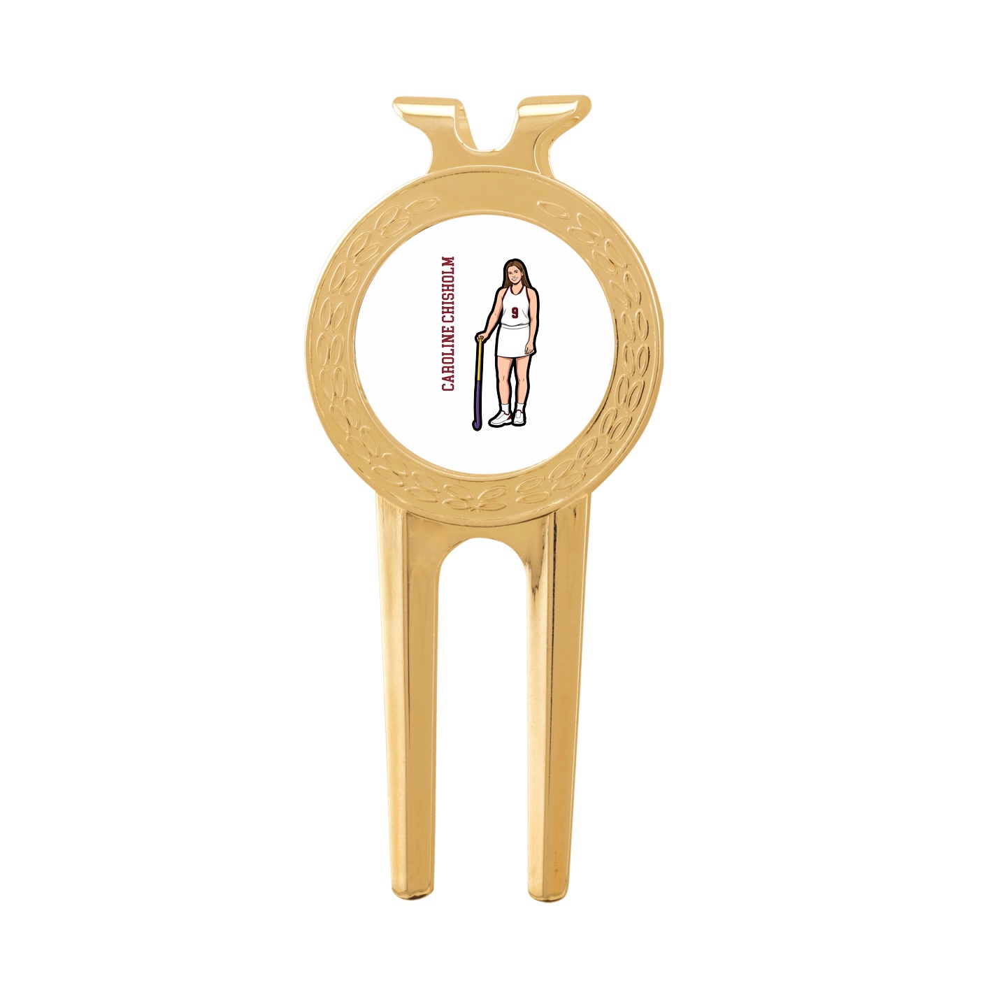 Divot Tool with Ball Marker — Name Vertical in Classic
