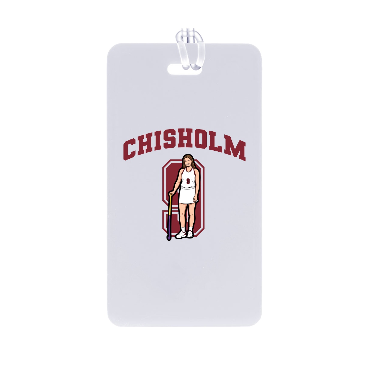 Bag Tag — Number in Classic
