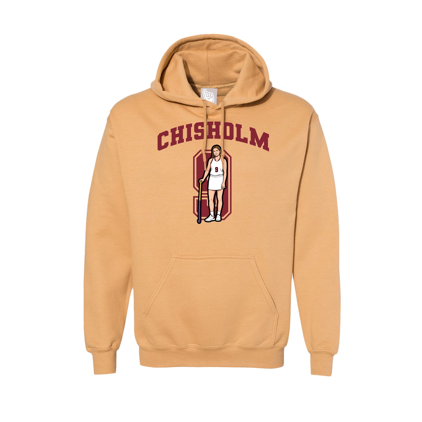 Hoodie — Number in Vegas Gold