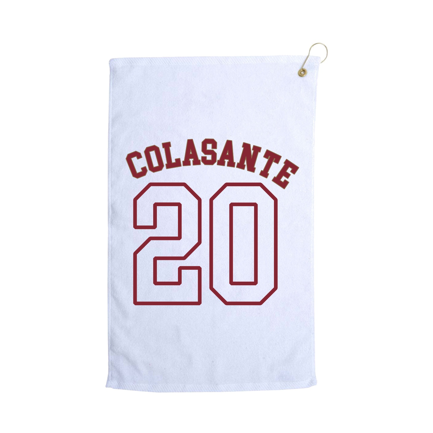 Golf Towel — Shirsey Arch in White