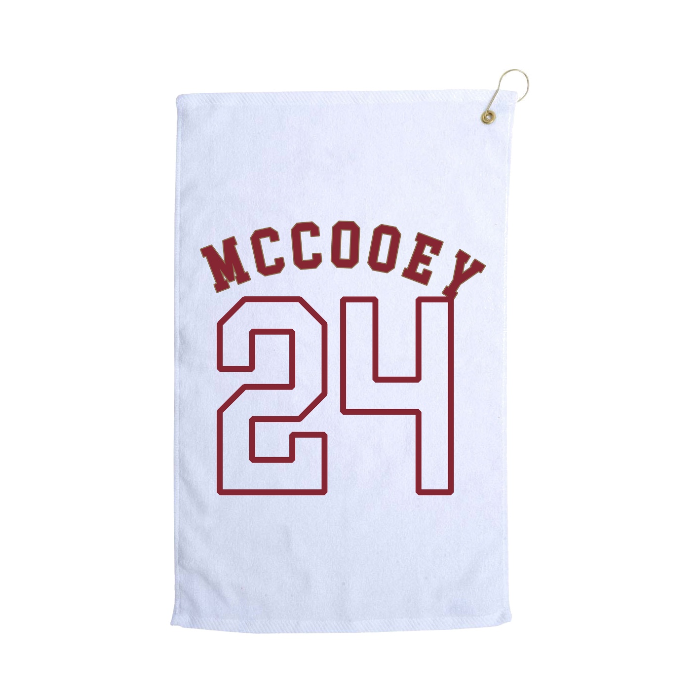 Golf Towel — Shirsey Arch in White
