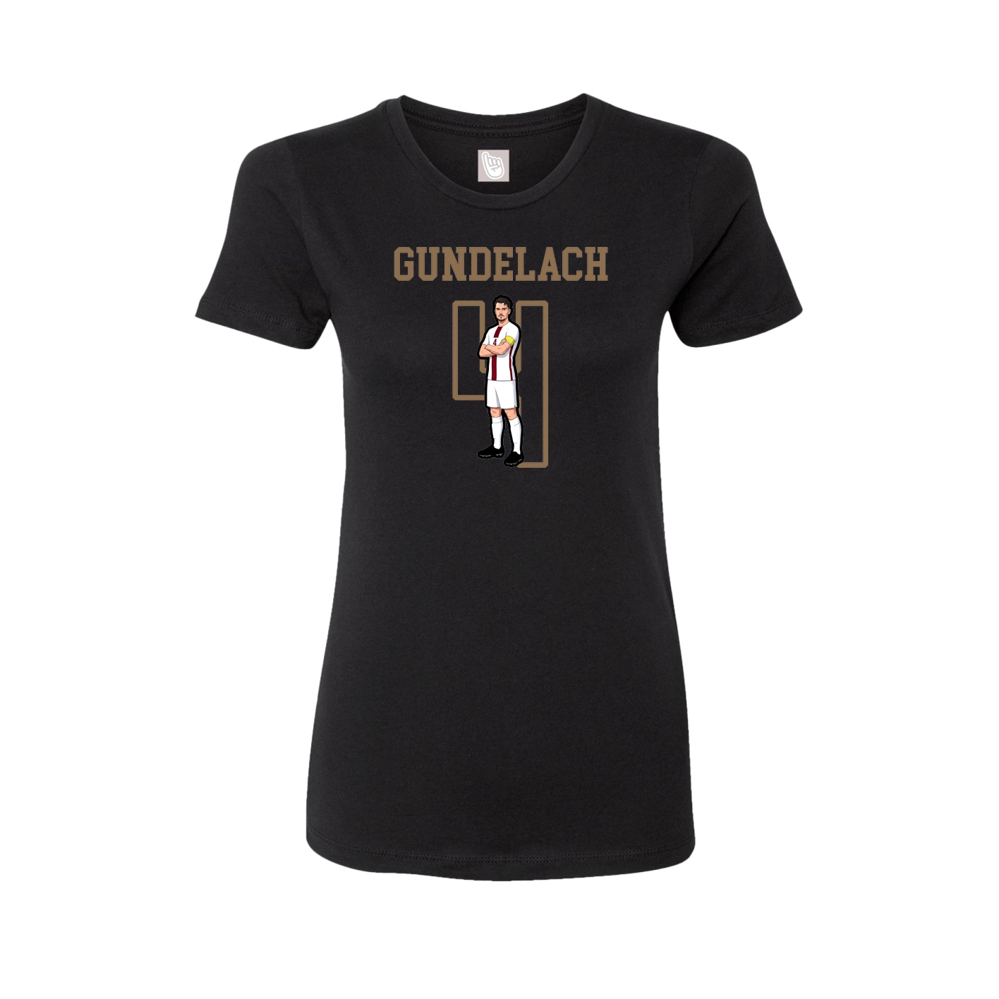 Fitted Women's Tee — Shirsey in Black