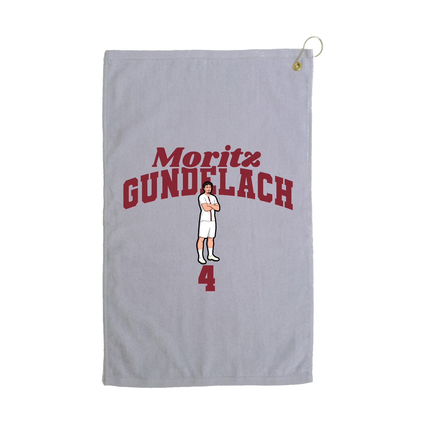 Golf Towel — Signature Arch in Grey