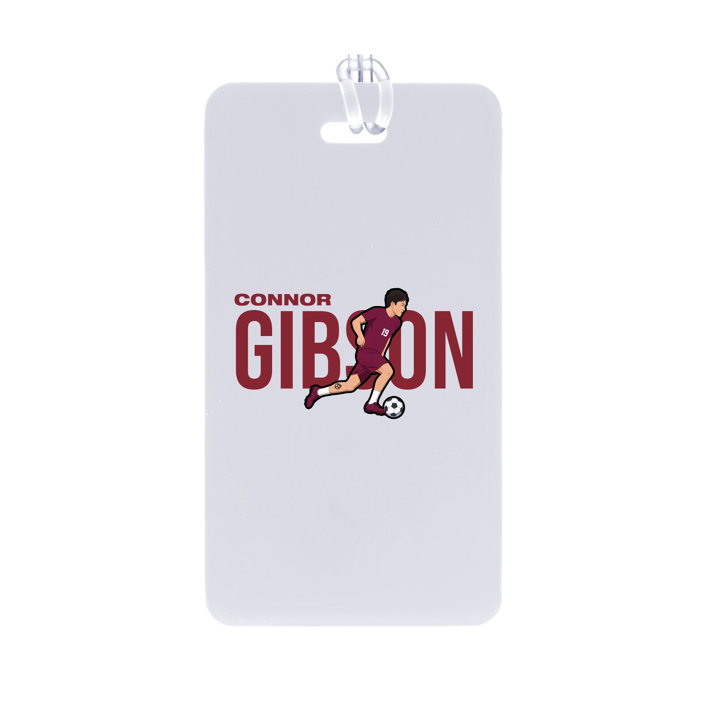 Bag Tag — Player Name in Classic