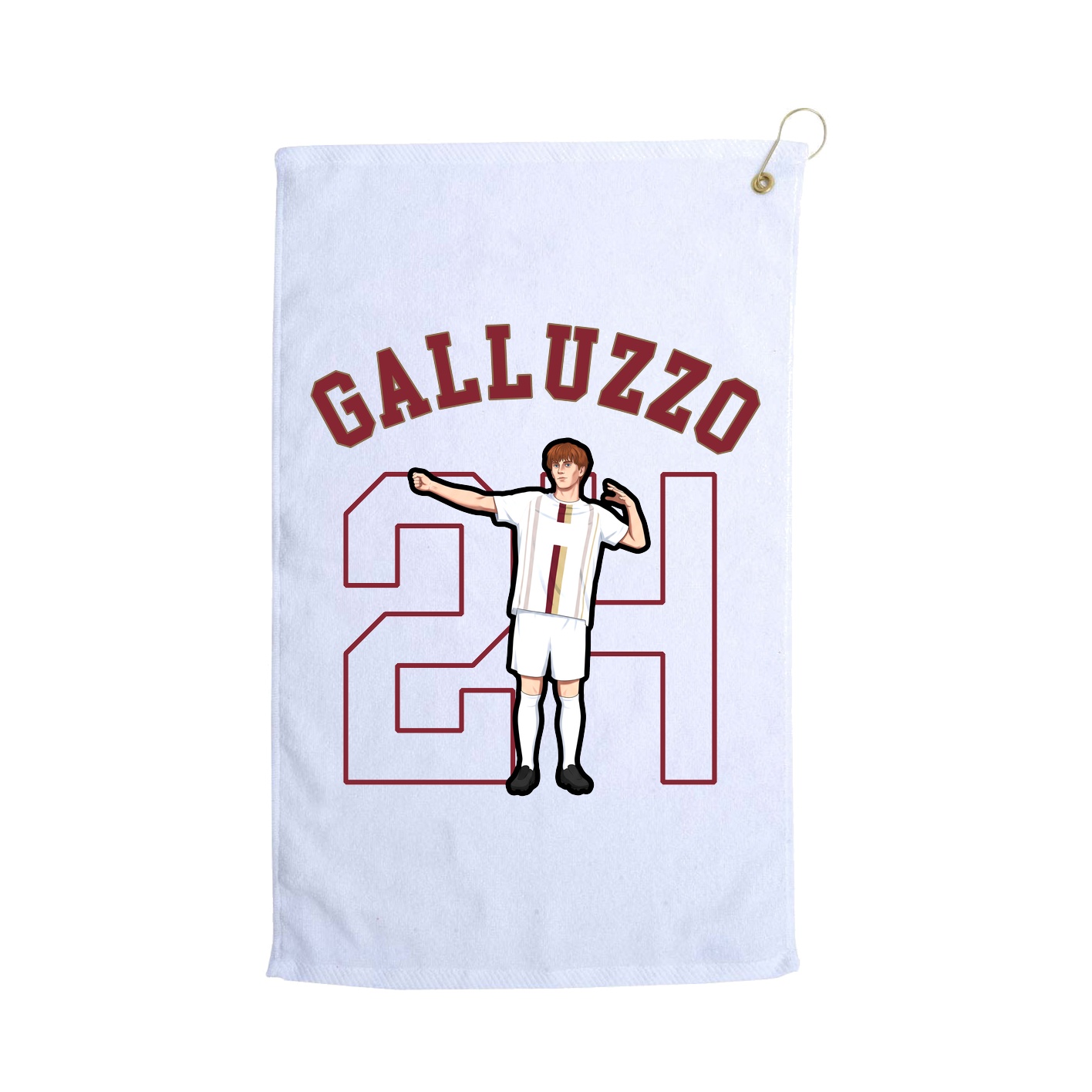 Golf Towel — Shirsey Arch in White