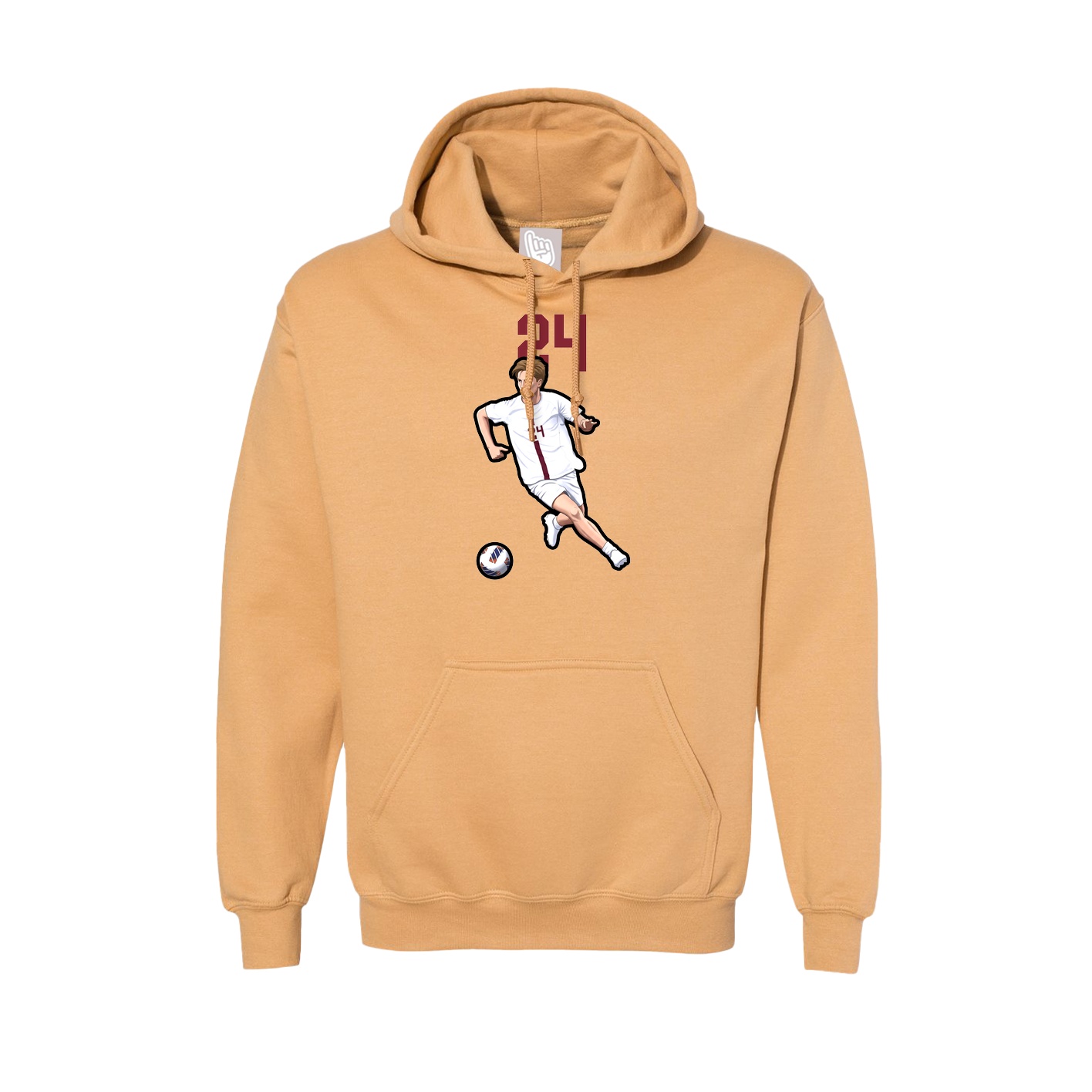 Hoodie — Number Top in Vegas Gold