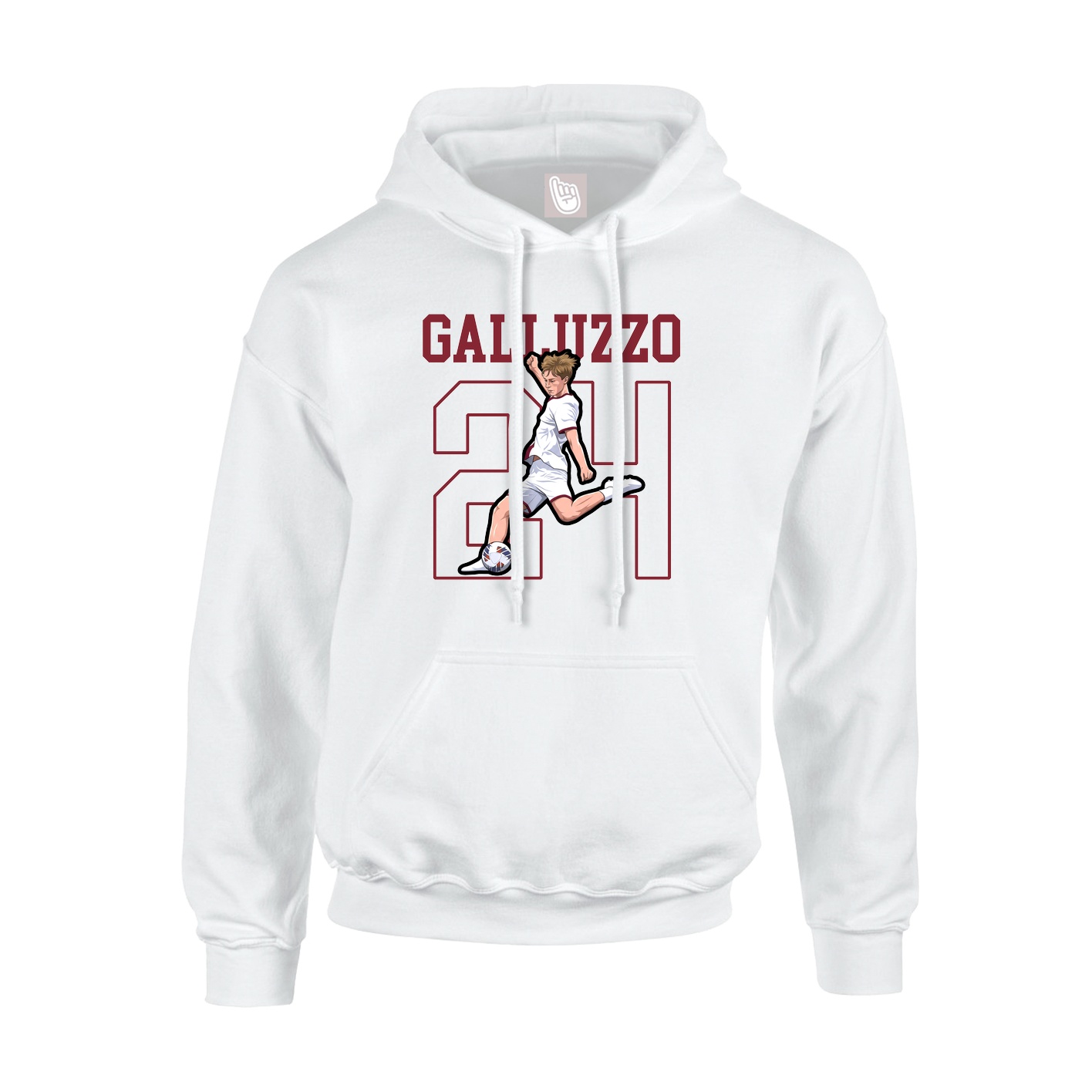 Youth Hoodie — Shirsey in White