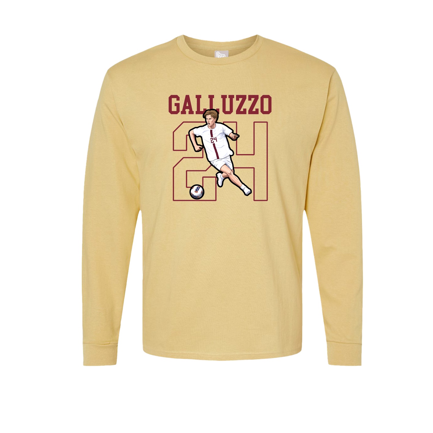Long Sleeve Tee — Shirsey in Vegas Gold