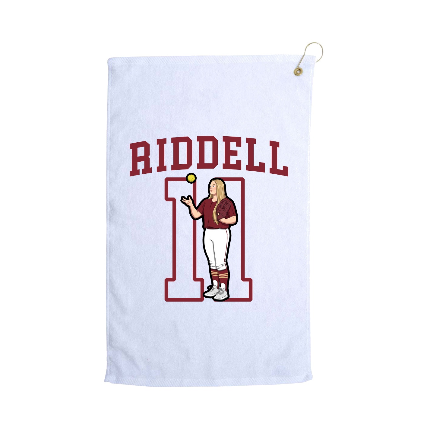 Golf Towel — Shirsey in White