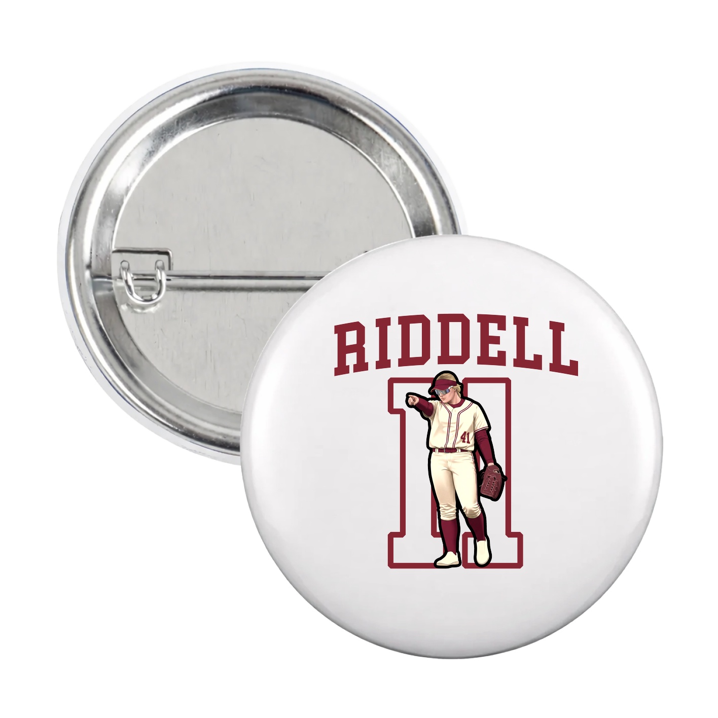 Game Day Button — Shirsey in White
