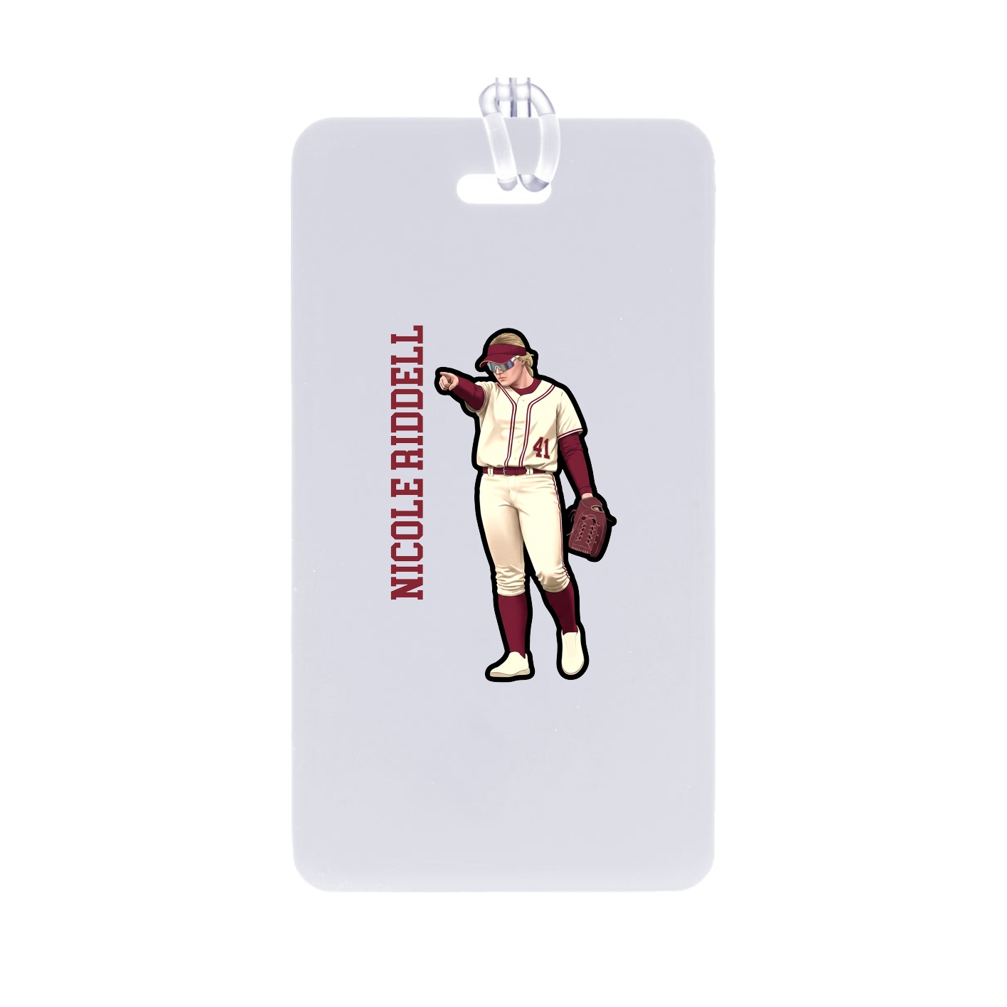 Bag Tag — Name Vertical in Classic
